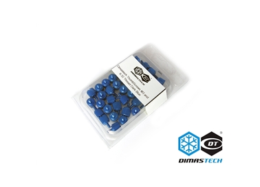 DimasTech® ThumbScrews M3 and 6-32 Thread Dark Blue